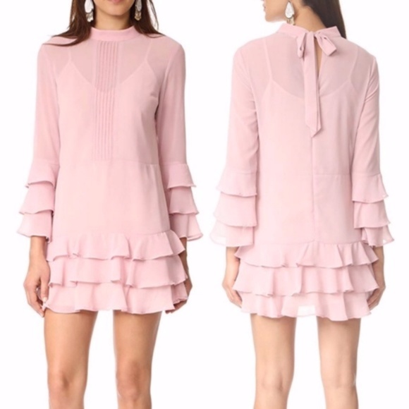 Endless Rose Dresses & Skirts - Endless Rose Ruffle Drop-Waist Dress Size S